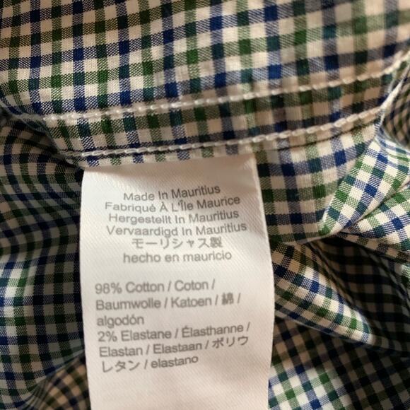 J. Crew Men's Flex Washed Slim Fit Large Oxford Shirt Button down Collar #0584 - Picture 5 of 6